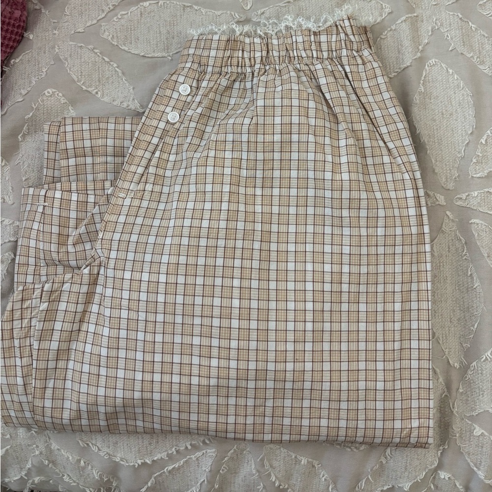 gingham bottoms